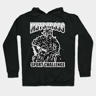 motocross sport challenge Hoodie